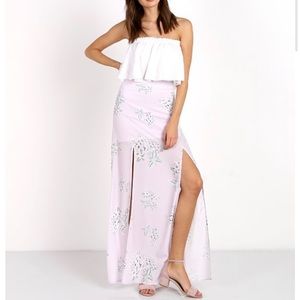 Show Me Your Mumu Mick Double Slit Skirt Sz M